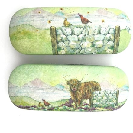 2/A Jan Pashley Highland Coo Case, 16cm 