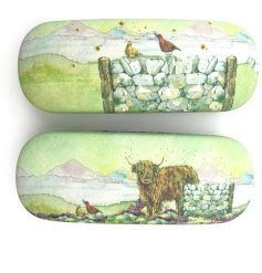 Protect your glasses in style with the Jan Pashley Highland Coo Case 