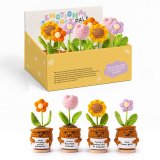 Brighten someone’s day with our handcrafted Positive Emotional Support Crochet Flowers