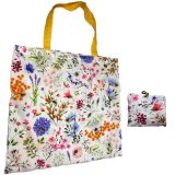 A practical and beautifully illustrated foldaway shopping bag featuring the colourful Nectar Meadows design.