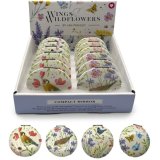 A charming compact mirror from the Wings and Wildflowers collection. 