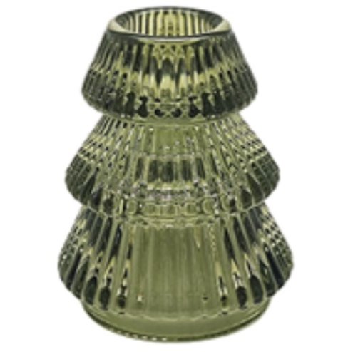 a stylish green candle holder ideal for taper candles