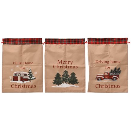 3/a Christmas Polyester Gift Bags, 78cm