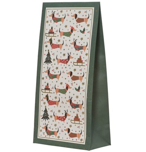 Wrap gifts with care using our adorable Dachshund-themed gift bag paper!