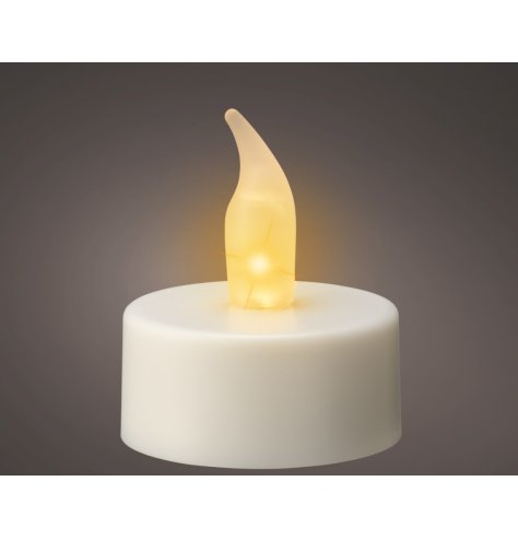 Set a warm, inviting mood with this battery-powered LED tealight.