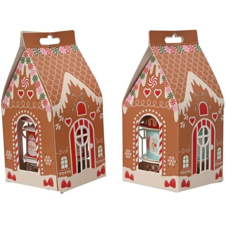 100cm Ribbon Gingerbread House, 2/A 