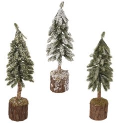 Add winter magic to your space with the charming Mini Tree Snowy décor.