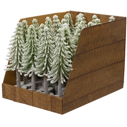 Compact 25cm Indoor Snowy Tree