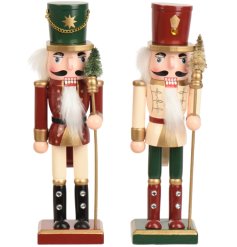Bring holiday cheer with the festive Nutcracker Pinewood Tree décor.
