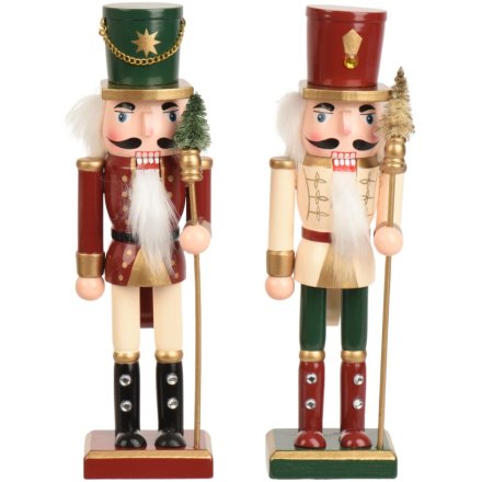 Bring holiday cheer with the charming Nutcracker Pinewood Tree for your festive decorations.