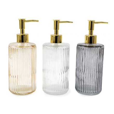 3/A Ribbed Glass Container, 20.5 cm