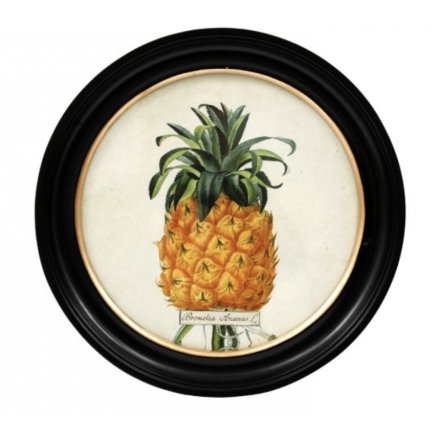 38cm Pineapple Round Wall Art