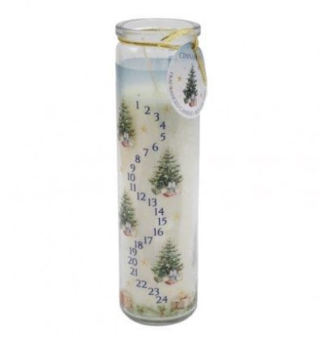 Mark the season with our festive Advent Tube Candle.