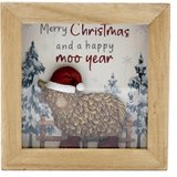 Bring rustic Christmas cheer to your home with this charming 
