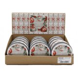 Brighten your space with a festive Bauble/Bow Tin Candle!