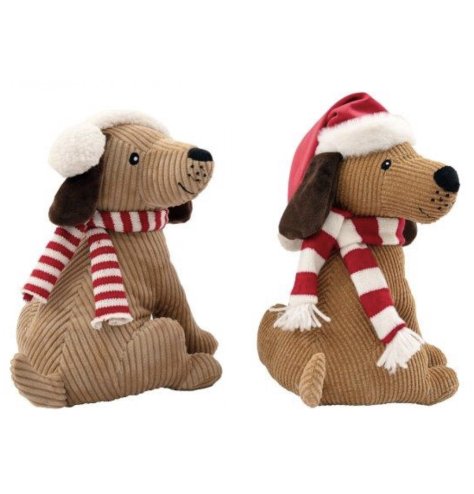 a charming doggie door stop