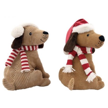 2/A Christmas Dog Doorstop, 27cm, 