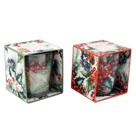 2/A Berries Boxed Candle, 7.5cm 