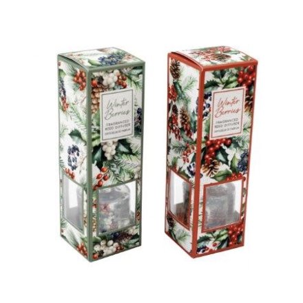 23cm Winter Berries Scented Diffuser