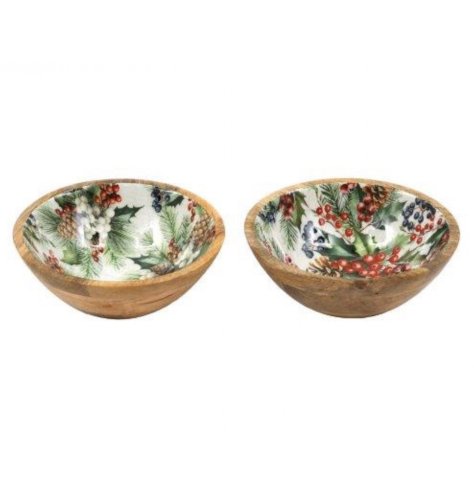 Bring holiday joy to your table with these beautiful festive bowls.