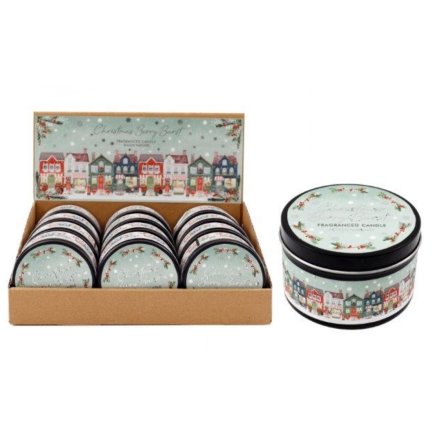 7.5cm Shop Tin Candle