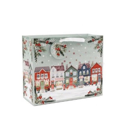 Xmas Shops Gift Bag, 23cm 