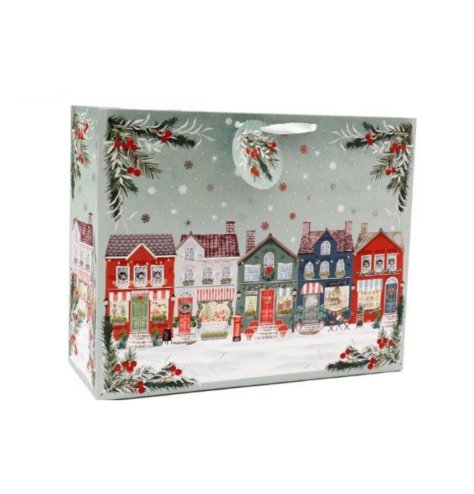 Celebrate the holidays in style with our festive Xmas Shops Gift Bag!