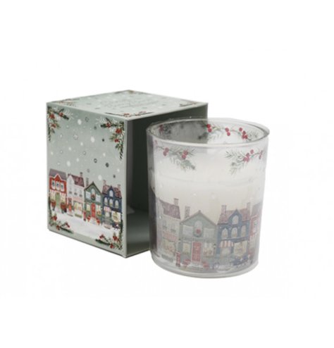 Fill your space with a warm, vintage ambiance using this delightful, cozy candle.