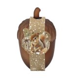 Add a touch of autumn charm with this Acorn Candlepot