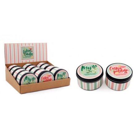 7cm Cocktail Tin Candle, 2/A 