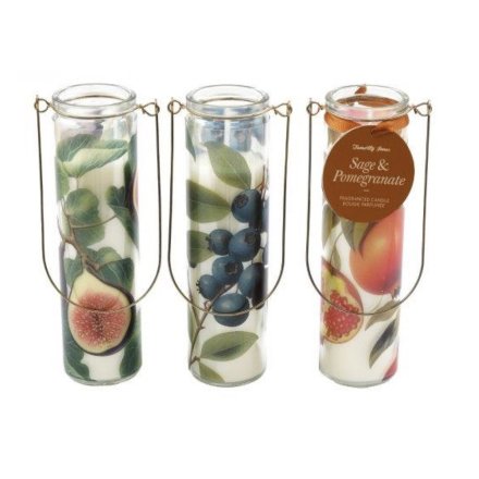 20cm Fruit Tube Candle, 3/A