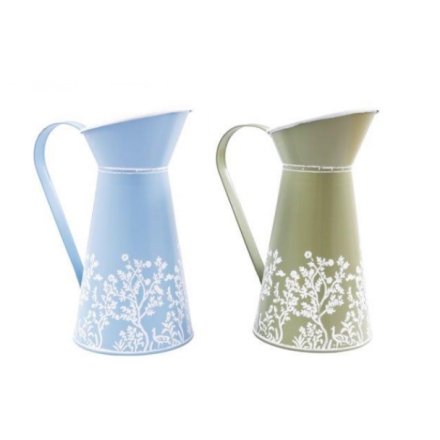2/A Secret Garden Jugs, 27cm 