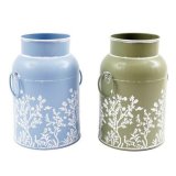 Elegant 20.5cm S.gdn vase with sleek ring handles—perfect for showcasing blooms or standing alone.