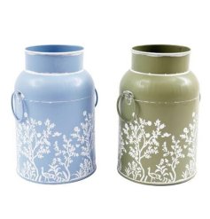 Elegant 20.5cm S.gdn vase with sleek ring handles—perfect for showcasing blooms or standing alone.