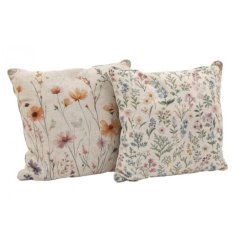 Enhance your space with the elegant and cozy flower scatter cushion.