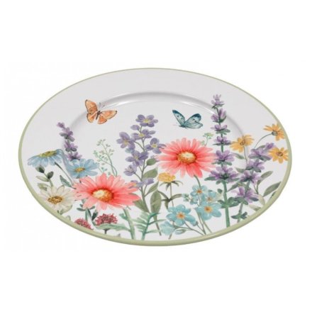 33cm Springtime Tin Plate