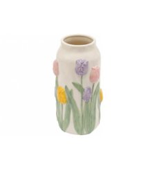 Elevate your decor with this stylish Tulip Embossed Vase, perfect for any room.