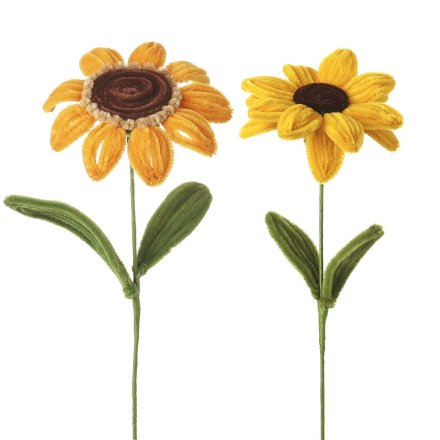 13cm Felt Sunflower Stem, 2/A 