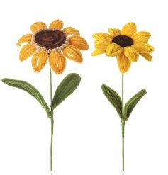 Add vibrance to your crafts with our colorful Felt Sunflower Stem Mix—bright and lively!