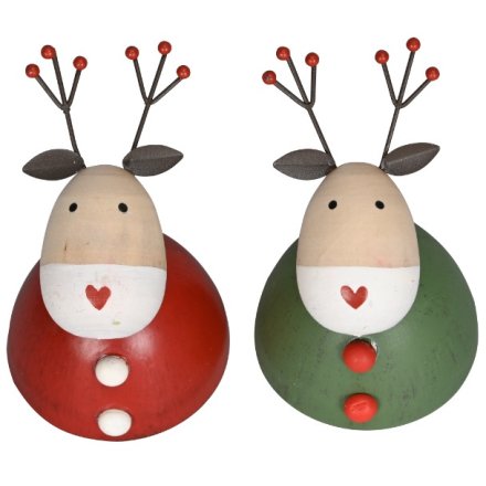 8.5cm Deer Ornament, 8.5cm 