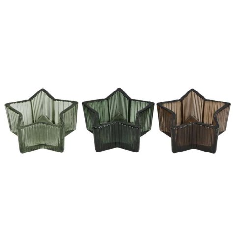 Create a magical atmosphere with the warm flicker of the Storm Lamp Star tealight holders