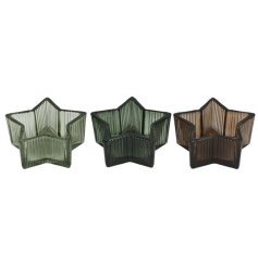 Create a cosy ambience with the charming Storm Lamp Star tealight holders