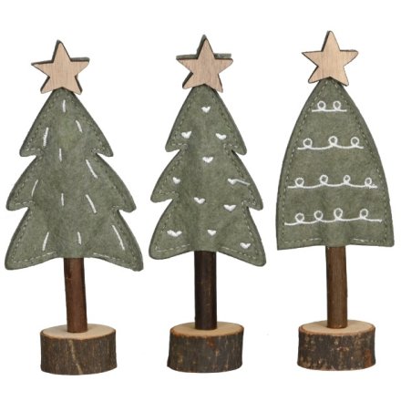 3/A Felt Decorative Tree, 18cm