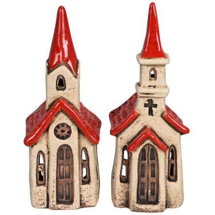 18cm Church Candle Holder, 2/A 