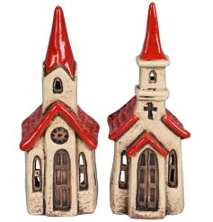Add a warm, classic glow to your home with elegant church-style candle holders