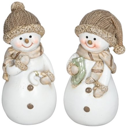 9cm  Snowman Deco, 2/A