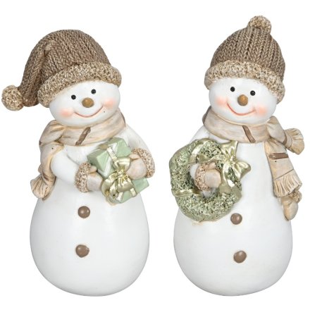 13cm Snowman Deco, 2/A 