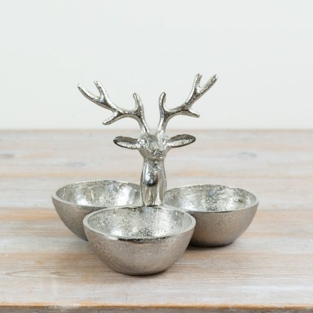Stag Nibbles Serving Dish, 20cm