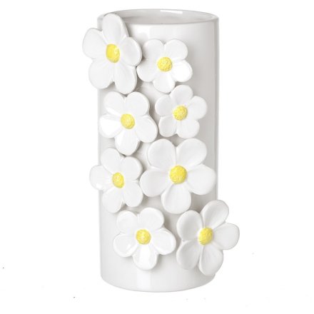 3D Daisy Vase, 23cm 