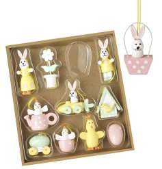 Brighten your Easter with the charming Decorations Set of 11